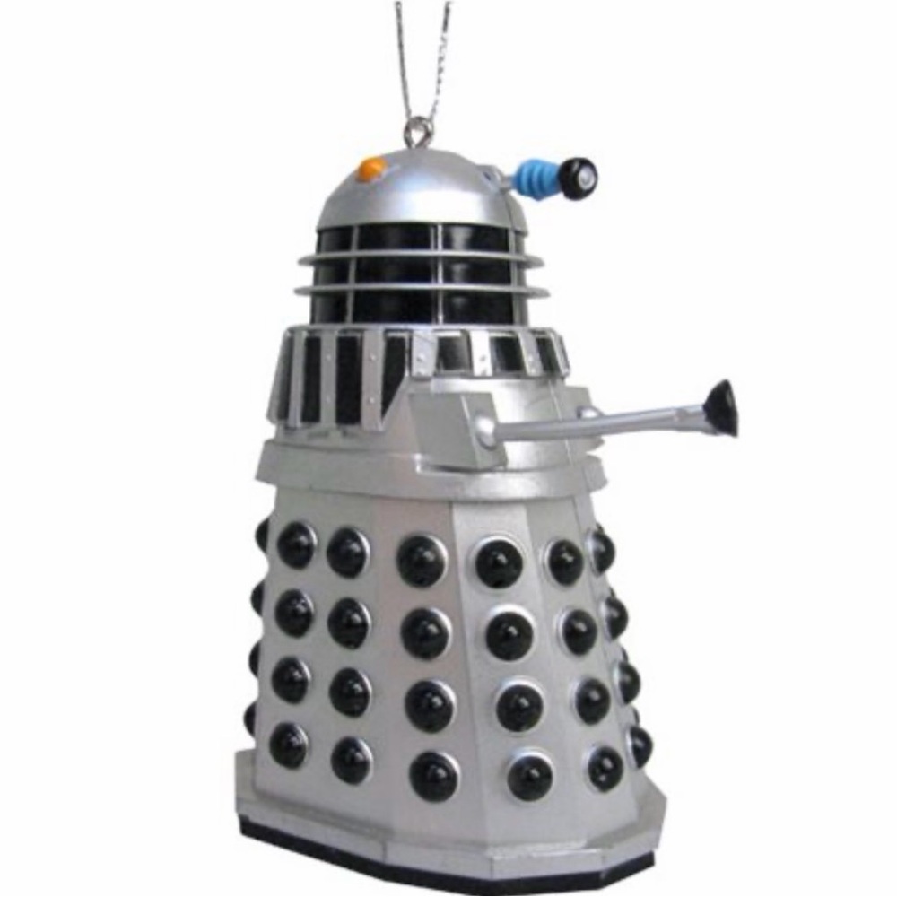 Doctor Who Silver Warrior Dalek 3 1/2-Inch Ornament